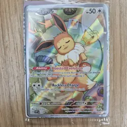 Pokemon TCG Eevee SVP 173 Black Star Promo Sealed - Image 1