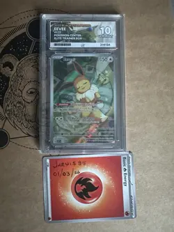 Pokemon TCG Eevee Black Star Promo SVP 173 Pokemon Center Exclusive Ace 10 - Image 1