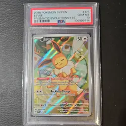 PSA 10 Eevee Prismatic Evolutions ETB Promo #173 SVP-173 Gem MinT Pokemon TCG - Image 1