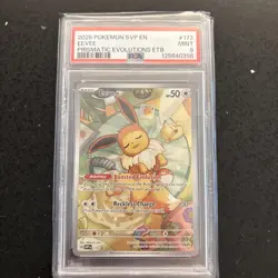 Pokemon TCG Eevee SVP 173 Black Star Promo PSA 9 - Image 1
