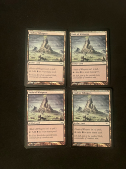 4xVault of Whispers Mirrodin NM/LP FREE SHIP MTG MAGIC THE GATHERING - Image 1