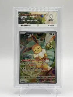 Pokemon TCG Prismatic Evolutions Eevee Black Star Promo Card 173 Ace 9 - Image 1