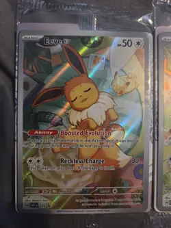 Pokemon TCG Eevee SVP 173 Prismatic Evolutions 3 Pack Promo SEALED - Image 2