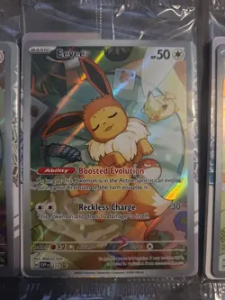 Pokemon TCG Eevee SVP 173 Prismatic Evolutions 3 Pack Promo SEALED - Image 3