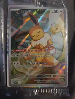 Pokemon TCG Eevee SVP 173 Prismatic Evolutions 3 Pack Promo SEALED - Image 4