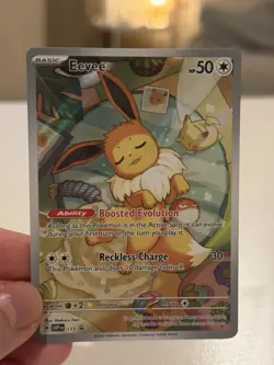 Pokemon TCG Eevee SVP 173 Promo + N’s Zorua SVP 189 Promo Near Mint - Image 3