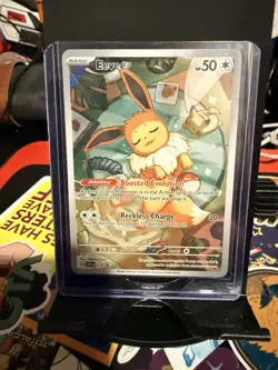 Pokemon TCG Eevee SVP 173 Prismatic Evolutions Black Star Promo - Image 1