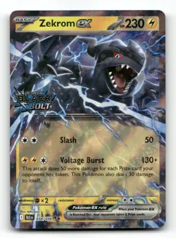 Zekrom ex 034/086 - Black Bolt Stamped Promo - Pokemon Card NM/M - Image 1