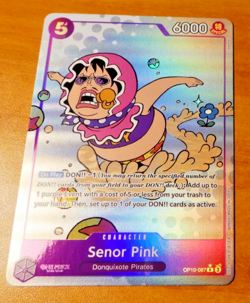 ONE PIECE ENGLISH CARD GAME CARTE CARTE Senor Pink OP10-067 ALT EN JCC MINT - Image 1