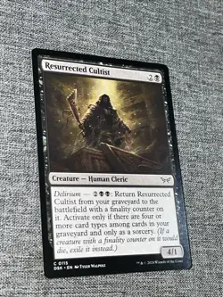 Resurrected Cultist - 0115 - Duskmourn: House of Horror - MTG NM - Image 1