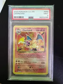 2023 Pokemon CLC Trading Card Game Charizard 003/034 PSA 9 - Image 1