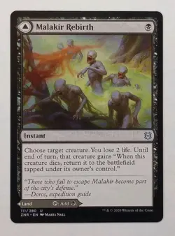 MTG - Malakir Rebirth - Zendikar Rising 111/280 - Regular Uncommon - MDFC - Image 2