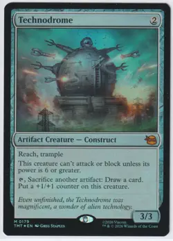 TECHNODROME 0179 TMNT Magic: The Gathering Foil NM - Image 1