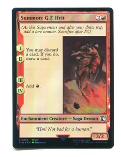 Summon GF Ifrit FOIL #163 NM Final Fantasy Magic The Gathering FIN MTG - Image 1