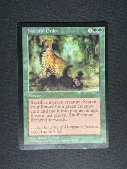 Magic: The Gathering Natural Order Visions Regular Green Rare Nielsen - Image 1