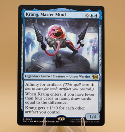 Krang, Master Mind | 43 | Rare | Regular | TMNT | MTG | 2026 - Image 1