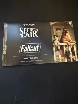 MTG Fallout Secret Lair | Greet The Dog (Sealed) [Foil] - Image 1