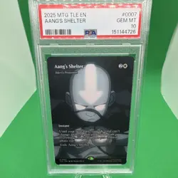 Magic: The Gathering Aang's Shelter 0007 TLE Instant Avatar PSA 10 English - Image 1