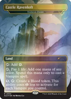 🌟 Castle Ravenloft Voldaren Estate FOIL MTG D&D Secret Lair🌟 - Image 2