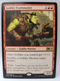 Goblin Trashmaster M19 Core 2019 Rare Goblin Warrior MTG Near Mint - Image 1