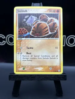 Pokemon TCG SWINUB 79/109 Team Rocket Returns common Regular 2004 VLP - Image 2