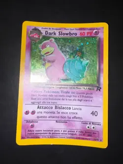 Carta Pokemon Dark Slowbro 12/82 Set Team Rocket Holo ITA - Image 1