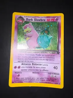 Carta Pokemon Dark Slowbro 12/82 Set Team Rocket Holo ITA - Image 2