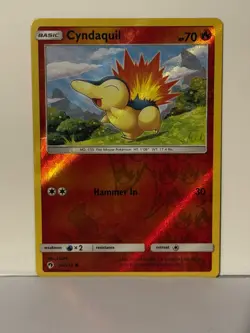 Cyndaquil (40) Reverse Holo 40/214 SM - Lost Thunder NM Pokemon Fast Ship - Image 1