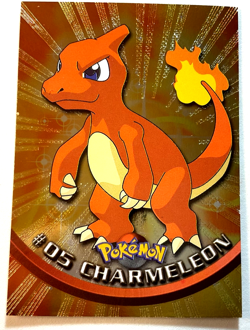 Charmeleon #5 1999 Topps Tv Animation Topps Chrome Pokemon Card - Image 1