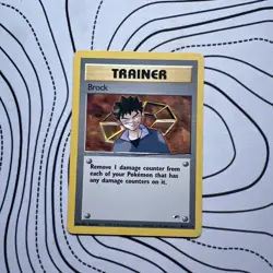 Brock 98/132 | Gym Heroes | Non Holo Pokemon Card HP - Image 1