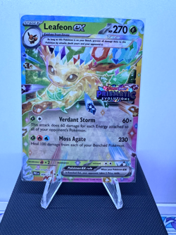 Leafeon EX Prismatic Evolutions STAMPED Promo 006/131 Pokemon 2025 - Image 1