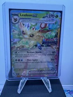 Leafeon EX Prismatic Evolutions STAMPED Promo 006/131 Pokemon 2025 - Image 3