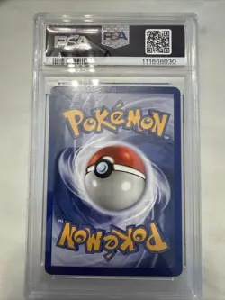 Pokemon TCG Team Rocket Meowth 1st Edition PSA 8 #62/82 2000 English - Image 2