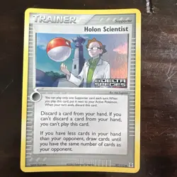 Pokemon Holon Scientist 97/113 Rev Holo Stamped – EX Delta Species 2005 NM - Image 1