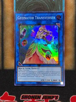 Yugioh Geonator Transverser OP16-EN010 Super Rare NM - Image 1