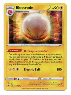 Epic Electrode - Holo Foil Rare Pokemon Card - Mint Condition - Image 1