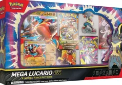 PRESALE Pokemon Mega Lucario ex Figure Collection Box RELEASES 11/25 - Image 1