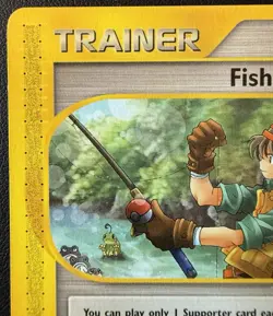 Pokemon Card Fisherman 125/144 Skyridge Set Non Holo Trainer WOTC Near Mint - Image 2