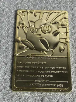 Pokemon 23K gold plated trading cards 1999 Burger King Promotion Set of 2 - Image 4