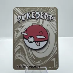 HOLO Pokederp Darkyootie - Umbreon VMAX Fan Art Custom Derpy Card Alt Art - Image 3