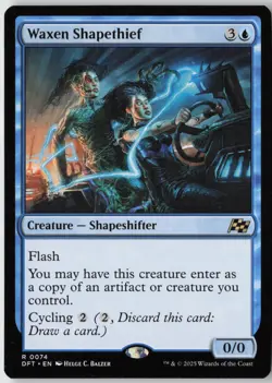 Waxen Shapethief (74) - Normal - Aetherdrift (DFT) - NM - Image 1