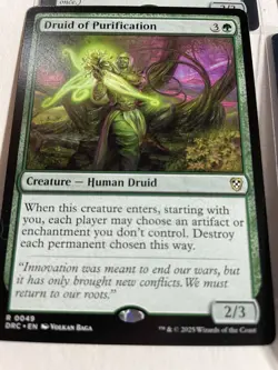Magic: The Gathering (MTG) - DRC Druid of Purification R0049 NM - Image 1