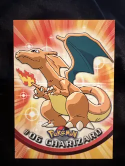 Pokemon 2000 Topps TV Animation Edition Series 3 Charizard #06 - Image 1