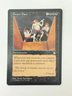Magic: The Gathering - MTG - Grave Pact - Stronghold - Rare - Enchantment - M/NM - Image 1