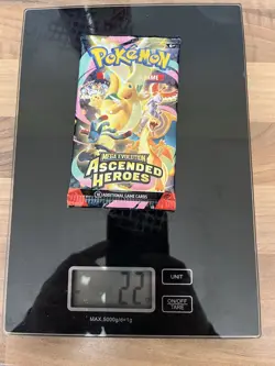 Heavy Pokemon TCG x3 Ascended Heroes Booster Packs (23g,22g,22g) New & Sealed - Image 2