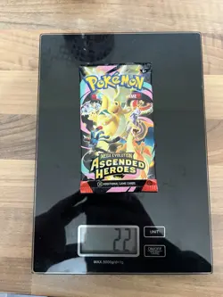 Heavy Pokemon TCG x3 Ascended Heroes Booster Packs (23g,22g,22g) New & Sealed - Image 3