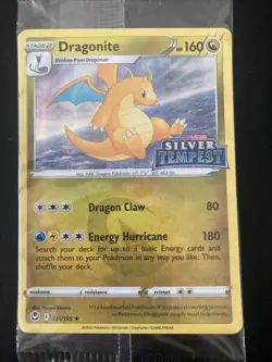 Dragonite 131/195 - Stamped Promo Card - Pokemon Silver Tempest Mint Sealed - Image 1
