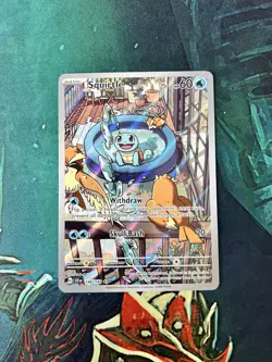 Squirtle 148/142 Stellar Crown Illustration Rare - Image 1