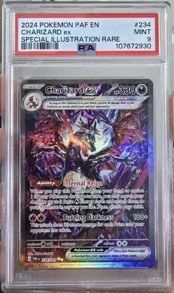 Charizard EX 234/091 - PSA 9 - SIR Paldean Fates Pokemon TCG - Image 1