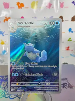 Pokemon TCG Wartortle 171/165 S&V 151 Illustration Rare NM - Image 1